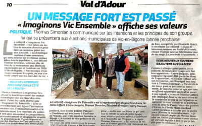 « Un message fort est passé : Imaginons Vic Ensemble affiche ses valeurs »